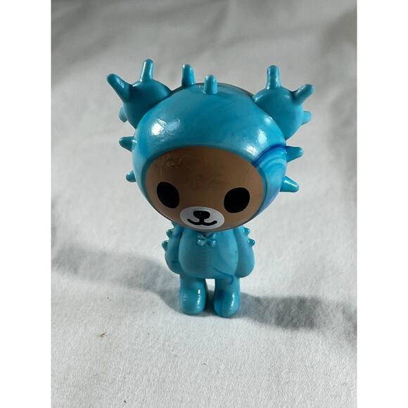 Tokidoki Cactus Sonic Toy Figure Blue Bear 3" 2022 Nice - Picture 7 of 12